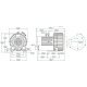 Atlantic Blowers Two Stage Regenerative Blower 2.5 inch 776 CFM 3 Phase AB-1602