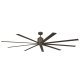 Big Air Bronze 96 inch Wet Environment Industrial Ceiling Fan w/ Remote 6 Speeds ICF96WLORBUPS