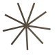 Big Air Bronze 96 inch Wet Environment Industrial Ceiling Fan w/ Remote 6 Speeds ICF96WLORBUPS