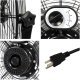 High Velocity Tilting Pedestal Fan 30 inch 4800 CFM 3 Speed HVPF30YOKEUPS