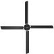 Hunter XP 10 foot HVLS Ceiling Fan w/ Remote 2500 Sq Ft Coverage 120 Volt 72291