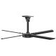 Hunter XP 8 foot HVLS Ceiling Fan w/ Remote 1600 Sq Ft Coverage 120 Volt  72292