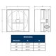 FHIR Reversible Fan 36 inch 13500 CFM 3 Phase Direct Drive FHIR3617T-X-DD