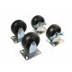 Set of (4) 5" Plate Casters 2 With Brake CAS-2 (36" to 48" Fans)