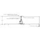 SkyBlade Shop Prop 12 foot HVLS Ceiling Fan w/ Remote 11304 Sq Ft Coverage 120 Volt SP-1236-512-1