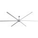 Patterson V-Series HVLS Ceiling Fan 24 foot 23732 Sq Ft Coverage w/ VFD Control 460V 3 Phase V24B-460