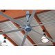 Patterson V-Series HVLS Ceiling Fan 24 foot 23732 Sq Ft Coverage w/ VFD Control 460V 3 Phase V24B-460
