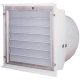 Tornado Fiberglass Exhaust Fan No Cone w/ Aluminum Shutters & Gold Star Motor 36 inch 9008 CFM Direct Drive VFA36N-GS