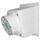 Tornado Fiberglass Exhaust Fan w/ Poly Shutters 16 inch 2618 CFM 1 Speed VFP16P3