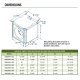 Square Inline Blower 10 inch 1150 CFM High Efficiency EC Variable Speed Motor Direct Drive GSQ105-D-EC