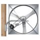 Panel Mount Fan Cast Aluminum Prop 55 inch 28000 CFM 3 Phase Belt Drive VPX55CA32031-E