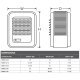 QMark MUH Electric Wall & Ceiling Unit Heater 12600-17000 BTU 5 kW 208/240V 1/3 Phase MUH0521