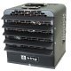 King PKB-FM Industrial Portable Unit Heater w/ 6 Ft Cord 25591 BTU 208V 1 Ph PKB2007-1-T-FM
