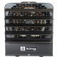 King PKB-FM Industrial Portable Unit Heater w/ 6 Ft Cord 51182 BTU 208V 3 Ph PKB2015-3-T-FM