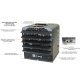 King PKB-FM Industrial Portable Unit Heater w/ 6 Ft Cord 17061 BTU 240V 1 Ph PKB2405-1-T-FM