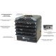 King PKB-FM Industrial Portable Unit Heater w/ 6 Ft Cord 25591 BTU 240V 1 Ph PKB2407-1-T-FM