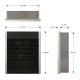QMark AWH Architectural Heavy-Duty Wall Heater 5118-13649 BTU 1.5-4.0 kW 208/240V 1 Phase AWH4404F