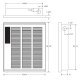QMark SSHO Commercial SmartSeries High-Output Wall Heater 13650 BTU 1.8/4.0 kW 208V SSHO4008