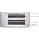 King PX ComfortCraft Designer Pick-A-Watt Wall Heater 5971 BTU 208V PX2017-WD-R