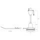 G Series 56 inch Industrial Heavy Duty Ceiling Fan w/ Plug 7724 CFM 120 Volt 160F-7