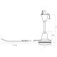 S Series 56 inch Commercial Heavy Duty Ceiling Fan 7269 CFM 120 Volt 60F-9