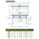 RD Upblast Roof Exhaust Fan 24 inch 6761 CFM Direct Drive 3 Phase RD24T30100BM