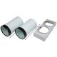 Air Chute Kit (2) 5" x 16" Chutes KDC-12