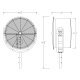 Triangle Jetaire Pole Mount High Velocity Fan 460 Volt 54 inch 27900 CFM 3 Phase HV5418-Z