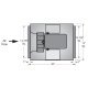 Square Inline Explosion Proof Duct Fan 10 inch 1505 CFM Direct Drive (Aluminum) SQD1075A1ASEXP