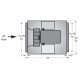 Square Inline Explosion Proof Duct Fan 12 inch 2159 CFM Direct Drive (Aluminum) SQD1250A1ASEXP