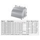 30" Galvanized Weather Hood