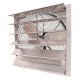 Shutter Mounted Wall Exhaust Fan 24 Inch w/ 9' Cord & Plug 4450 CFM 2 Speed 24SF6D240C