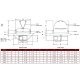 FALCON LITE - Upblast Roof Exhauster 30 inch 10235 CFM Belt Drive 3 Phase NV830-D-3-T