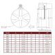 RAPTOR - Explosion Proof Tube Axial Fan 18 inch 4600 CFM Belt Drive NB18-E-1-E