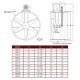 SEAHAWK - Wet Environment Tube Axial Fan 24 inch 11400 CFM Belt Drive 3 Phase NBC24-I-3-T