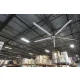 Hunter Titan 24 foot HVLS Ceiling Fan 22500 Sq Ft Coverage 220 Volt 72260