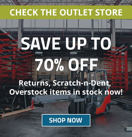 Save up to 70% off - outlet pricing