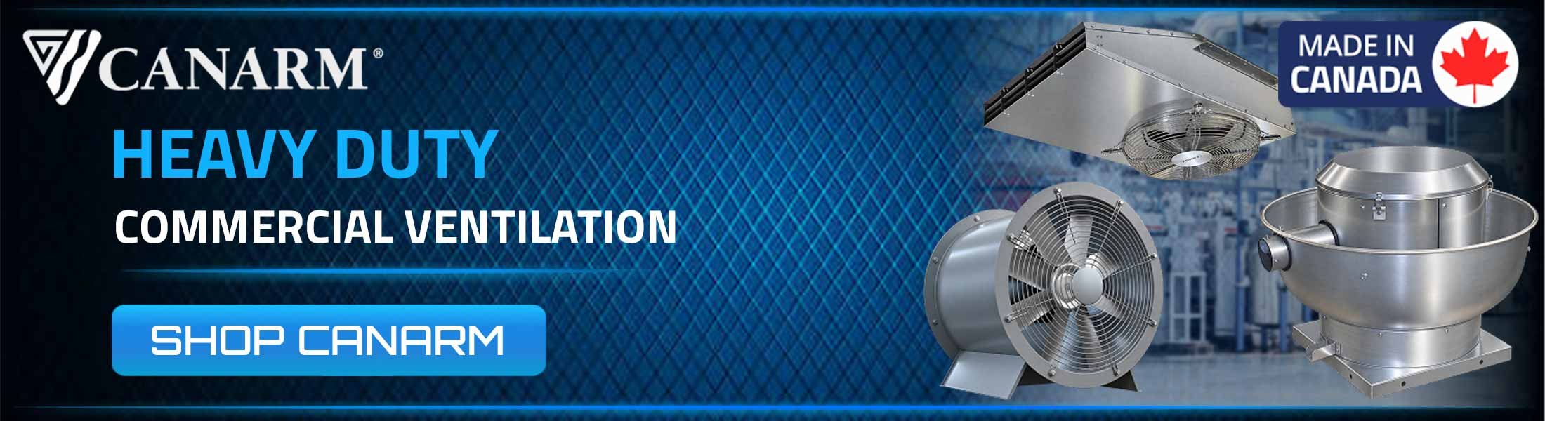 Heavy duty commercial ventilation